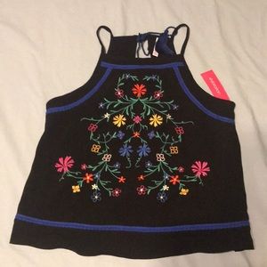Embroidered Tank